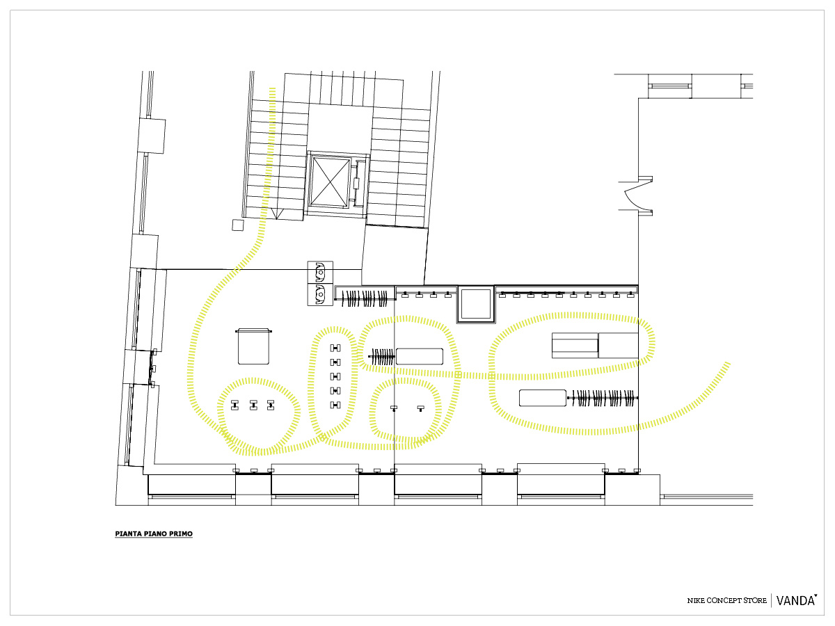 nike store blueprint