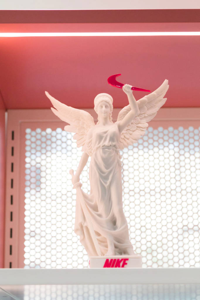Nike goddess prop designed and produced by VANDA