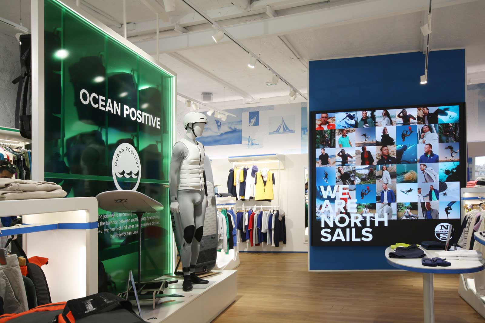 Retail design North sails saint tropez